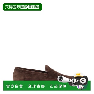 1h可退 香港直邮premiata 男士 绒面革莫卡辛便鞋 32435PAPILTMOR