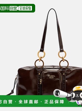 1h可退 香港直邮Prada 普拉达 女士 Dangle 中号皮革肩包斜挎包