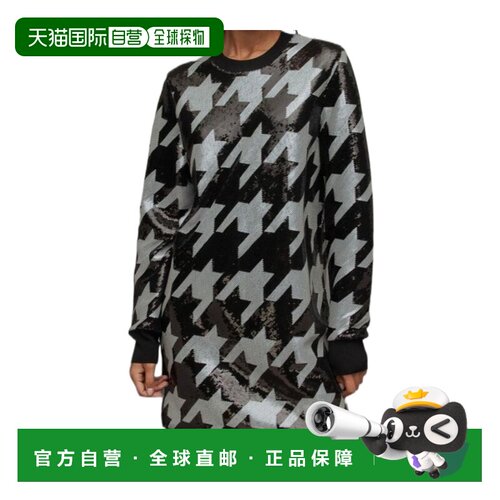 1h可退 香港直邮ALL SAINTS 女士连衣裙 WD148ZBLACKWHITE AW2023