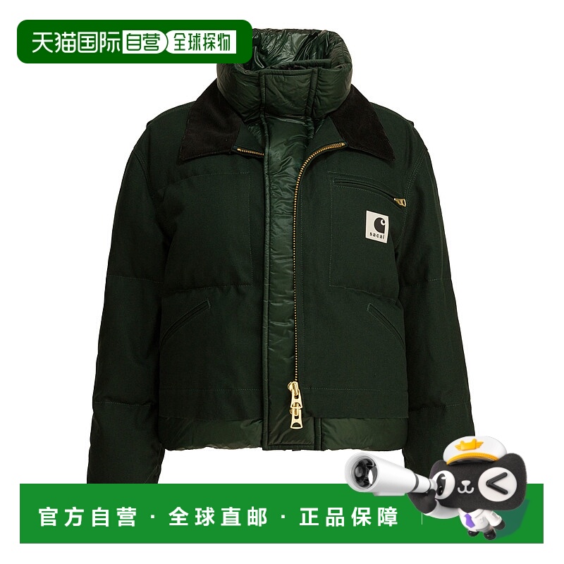 香港直邮Sacai 女士 Jackets 外套 2508083 green绿色 舒适时尚