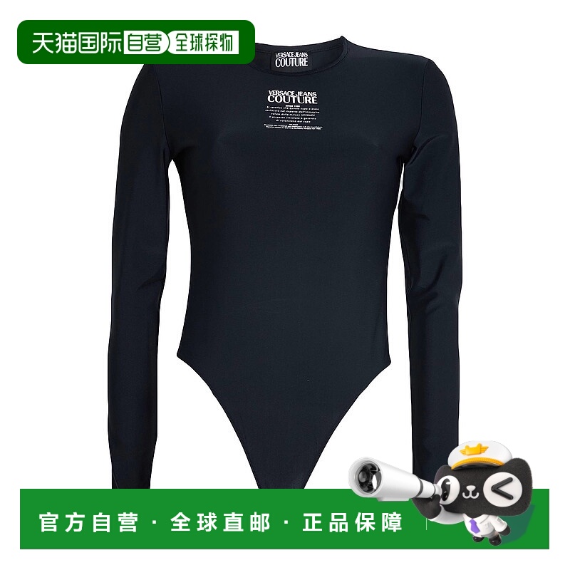 1h可退 香港直邮Versace Jeans 范思哲 女士 连体衣 black黑色 舒