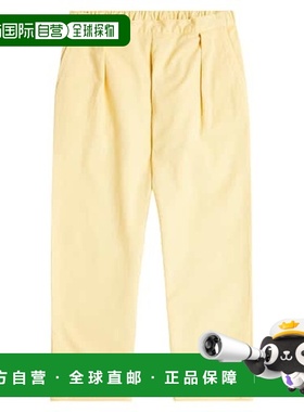 香港直邮Bonpoint 女童 Callie 棉混纺长裤童装 yellow黄色 舒适