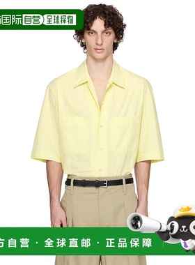 1h可退 香港直邮Lemaire 男士 黄色 Convertible 衬衫 SH1175LF13