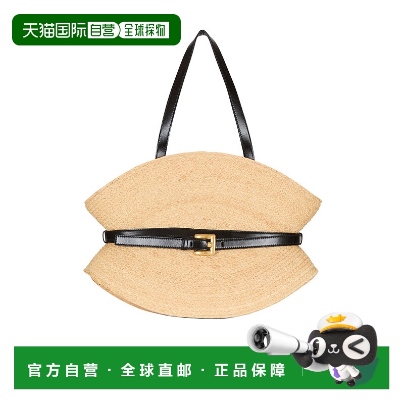 香港直邮Balmain Shuffle 中号拉菲草包 FN1DQ023TRBO