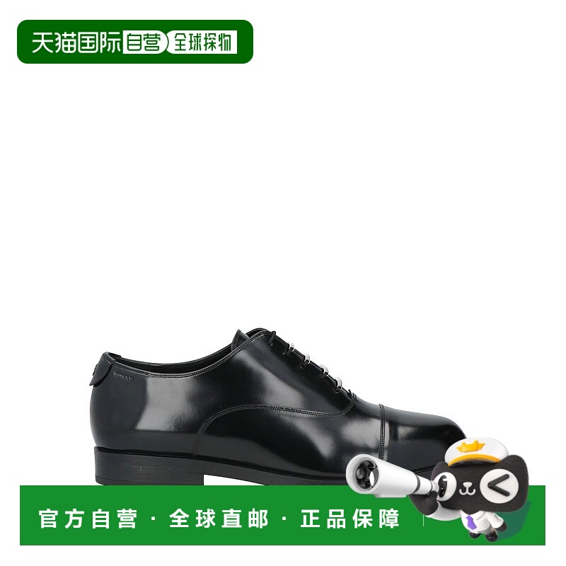 香港直邮Bally 巴利 男士 绑带鞋 black黑色 舒适时尚