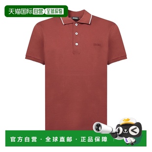 香港直邮Zegna UF358A9F746杰尼亚 Logo刺绣Polo衫