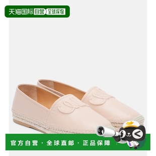 徽标皮质帆布面凉鞋 香港直邮Chloe Isla 女士 蔻依