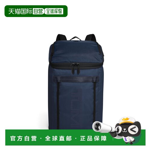 欧洲直邮自营Tumi途明 Alpha Bravo男士藏青色尼龙拉链开合双肩包