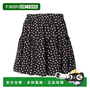 549905Y359U百褶高腰 星星印花迷你半身裙 香港直邮Saint Laurent