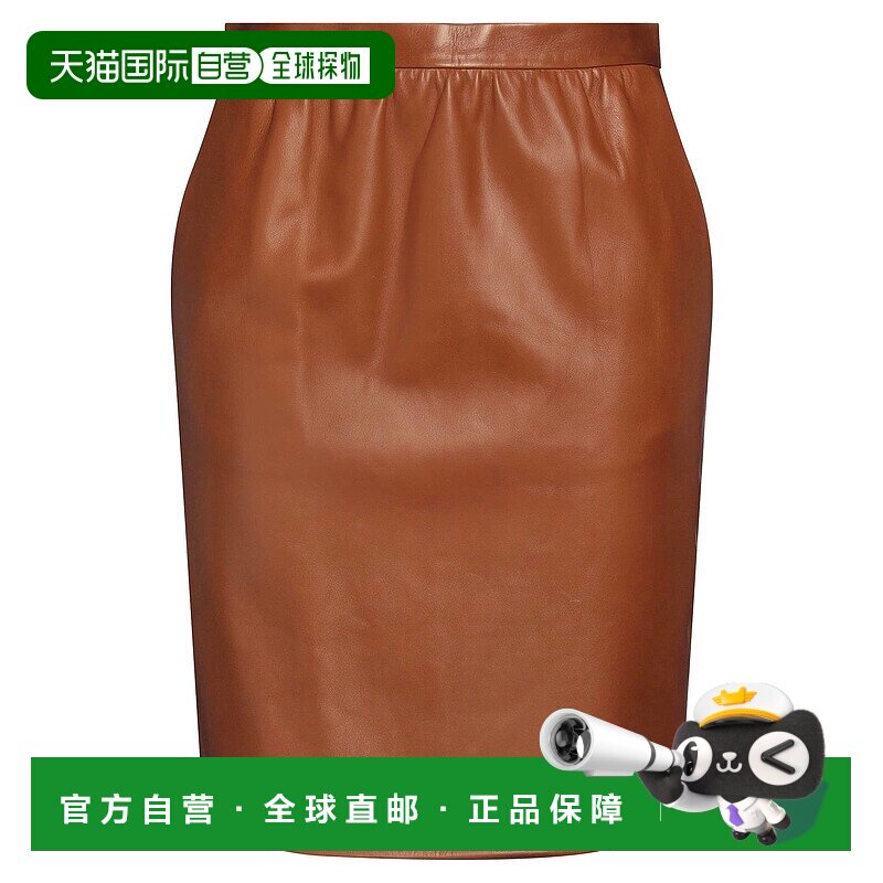 1h可退 香港直邮Saint Laurent 圣罗兰 女士 迷你半身裙包臀裙