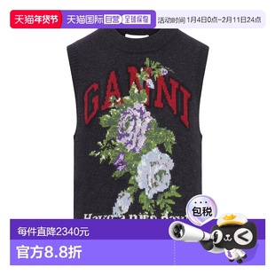 欧洲直邮ganni 女士 背心吊带