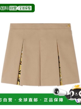 香港直邮Versace 百褶半身裙范思哲百褶裙A字裙 10204851A14822