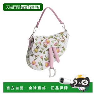 香港直邮Dior M0457PEQO斜挎包手提包 花卉图案单肩包