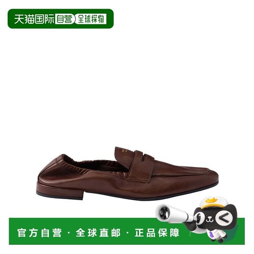 香港直邮Prada 圆头乐福鞋 1D051O070F010普拉达单鞋一脚蹬