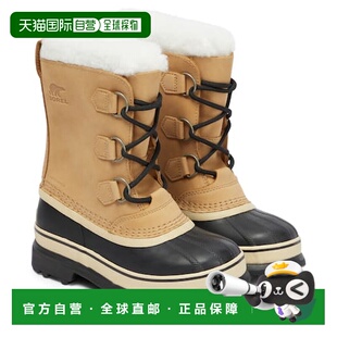 1h可退 香港直邮Sorel 冰熊 女童 Caribou 青少年雪地靴童鞋