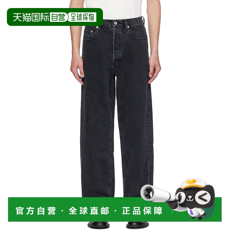 1h可退 香港直邮Kenzo 高田贤三 男士 黑色 Paris Botan Loose Fi