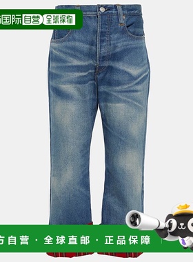 1h可退 香港直邮Junya Watanabe 渡边淳弥 女士 格纹中腰直筒男友