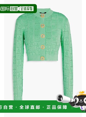 1h可退 香港直邮Balmain 巴尔曼 女士 字母组合针织开衫 CF1KL047