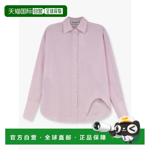 香港直邮The Attico 女士 front 棉质刺绣徽标衬衫 261WCH00014CC
