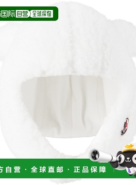 香港直邮moncler 男童 白色 Teddy 婴儿遮耳帽童装 K29513B000018
