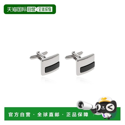 1h可退 香港直邮Lanvin 朗雯 男士 雙色袖扣 9843CUFFLINKS03PLAT