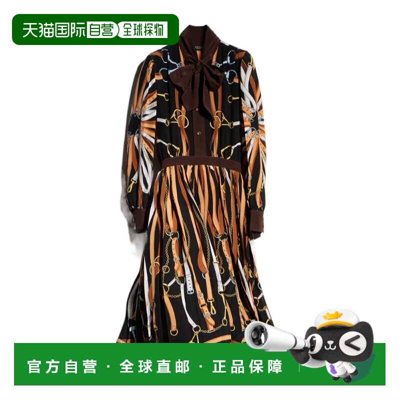1h可退 Gucci 印花衬衫裙 876083ZAVEN连衣裙图片