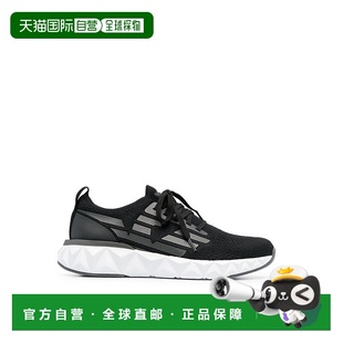 运休闲动鞋 香港直邮EA7 黑色袜式 Armani X8X048XK113 Emporio
