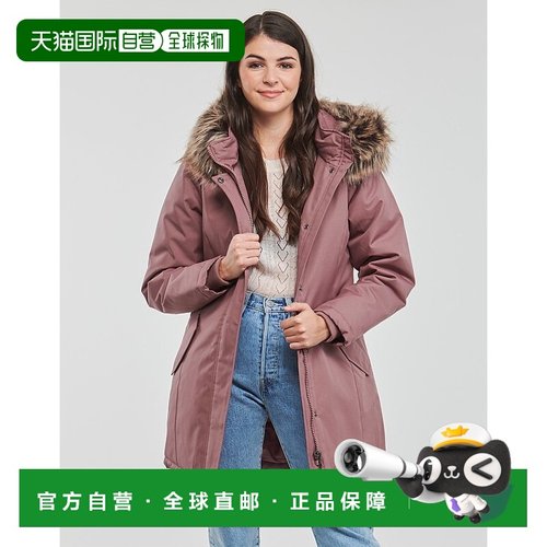 欧洲直邮Only 女士 ONLKATY PARKA COAT CC OTW 派克大衣 玫瑰色