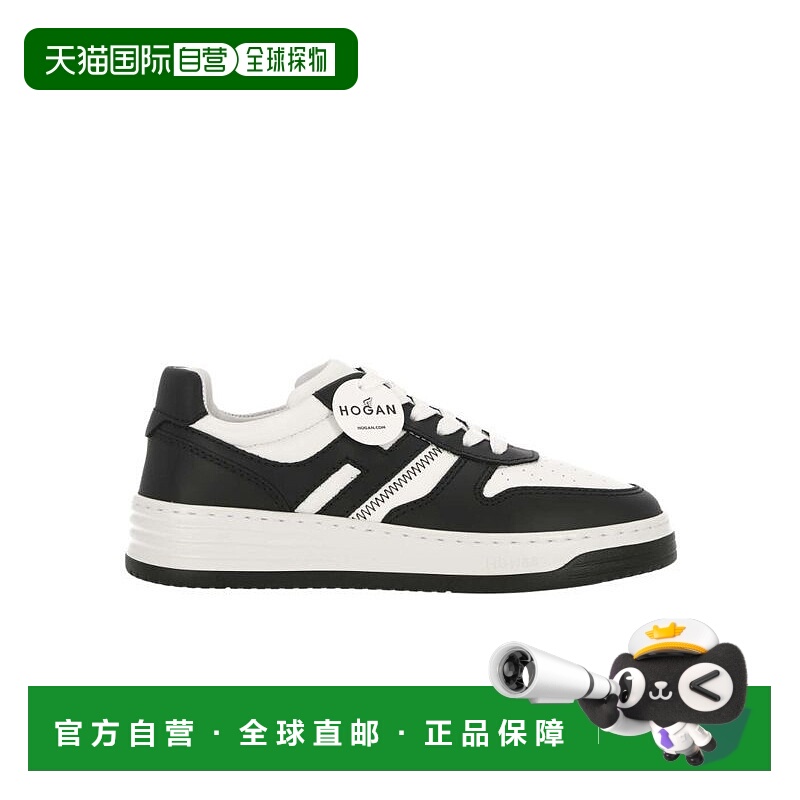 香港直邮Hogan运动休闲鞋男女同款系带低帮HXW6300EU50R37IM0001