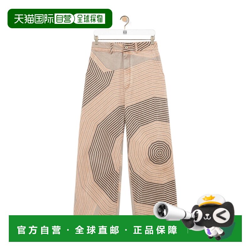 香港直邮LOEWE 女士牛仔裤 S616Y11X292209 SS2025 花色 腰带环牛