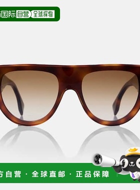 1h可退 香港直邮Fendi 芬迪 女士 First flat-top 太阳眼镜