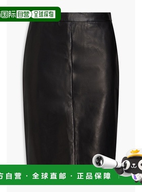 香港直邮Saint Laurent 圣罗兰 女士 皮革半身裙 759090YCDF2