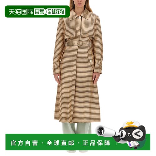 1h可退 香港直邮LANVIN 女士外套 RWCO0033 AW2023 花色风衣