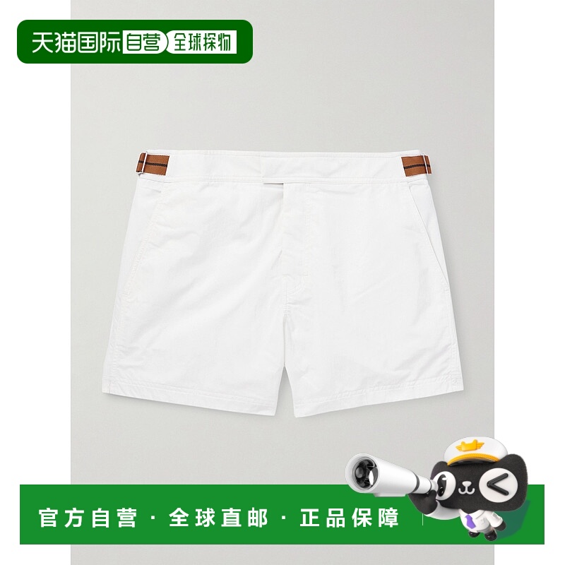 1h可退 香港直邮Zegna 杰尼亚 男士 里约直筒中长泳裤 N7B5424001