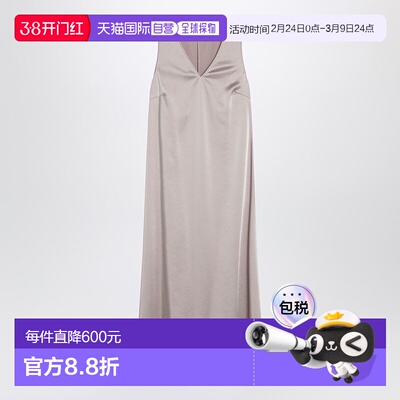 1h可退 香港直邮Weekend Max Mara 女士 fluid 绒光缎面连衣裙 OT