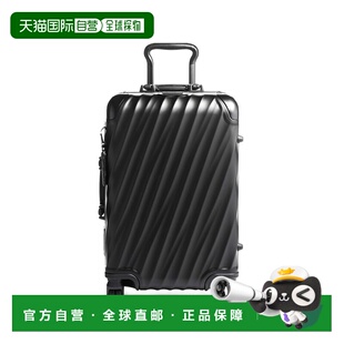 自营欧洲直邮Tumi途明 19 Degree黑色铝可伸缩提手行李箱男女通用