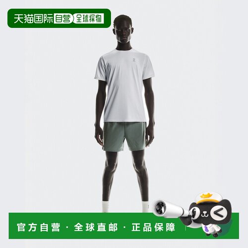 自营欧洲直邮ON昂跑 Core系列男士橄榄绿短裤跑步休闲裤聚酯纤维