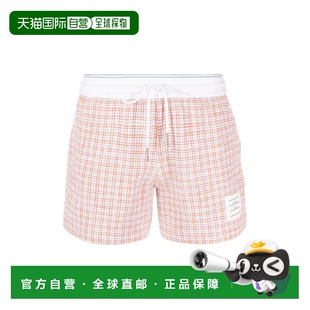 汤姆 Browne 布朗 女士 FJQ10 1h可退 格纹抽绳短裤 香港直邮Thom