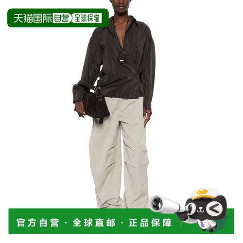 1h可退 香港直邮Lemaire 女士 LEMAIRE 棕色衬衫 SH1141LF1308532