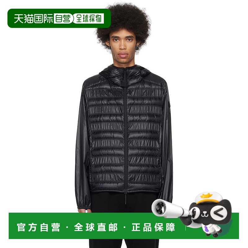 1h可退 香港直邮Moncler 盟可睐 男士 黑色 Luseney 羽绒夹克 J10