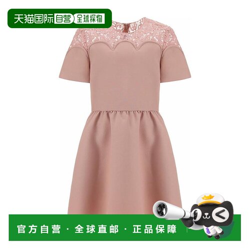 【99新未使用】香港直邮Valentino 圆领短袖连衣裙 TB3VAQ45360