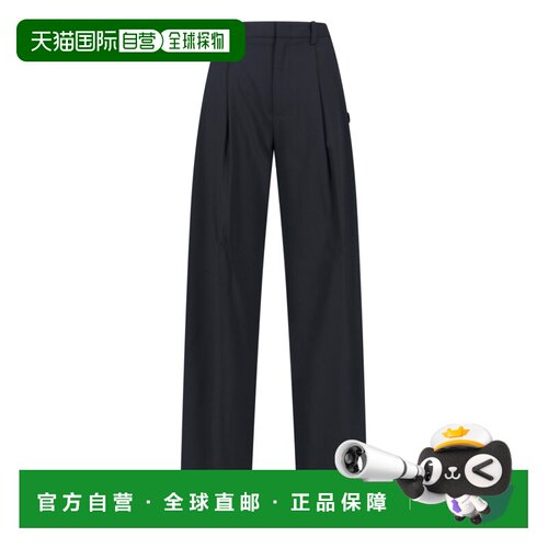 香港直邮moncler 女士 MONCLER GENIUS 黑色裤子 4032A00003M6523