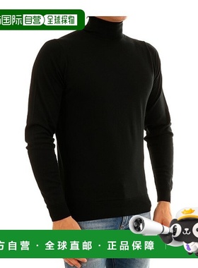 欧洲直邮JOHN SMEDLEY 男士高领针织毛衣CHERWELLBLACK