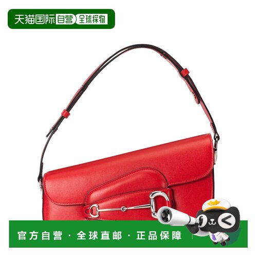 1h可退 香港直邮GUCCI 女士斜挎包 7641551DB0N6404 AW2025 红色
