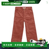 童装 1h可退 女童 弹力棉质灯芯绒直筒长裤 香港直邮Chloe 蔻依