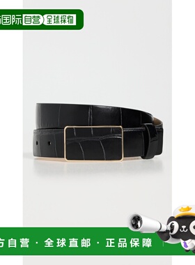 1h可退 香港直邮Tory Burch 托里 伯奇 女士 碟形皮带 black黑色