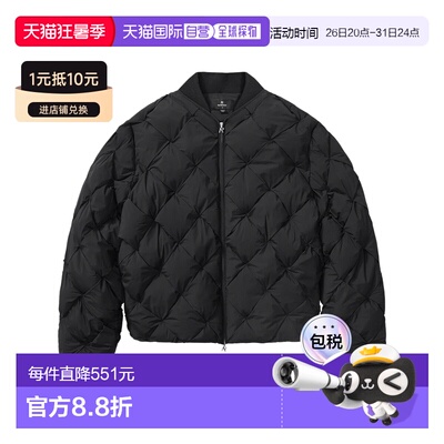 1h可退 香港直邮Represent 男士 夹克 MLM10012401 black黑色 舒
