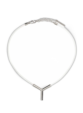 1h可退 香港直邮Y PROJECT 女士 PVC 透明色Y型项链 640NE004C01T