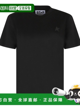 1h可退 香港直邮GOLDEN GOOSE 女士 黑色棉质T恤 GWP01220P000593