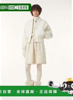 自营欧洲直邮Loro Piana 女士白色初剪羊毛休闲裤